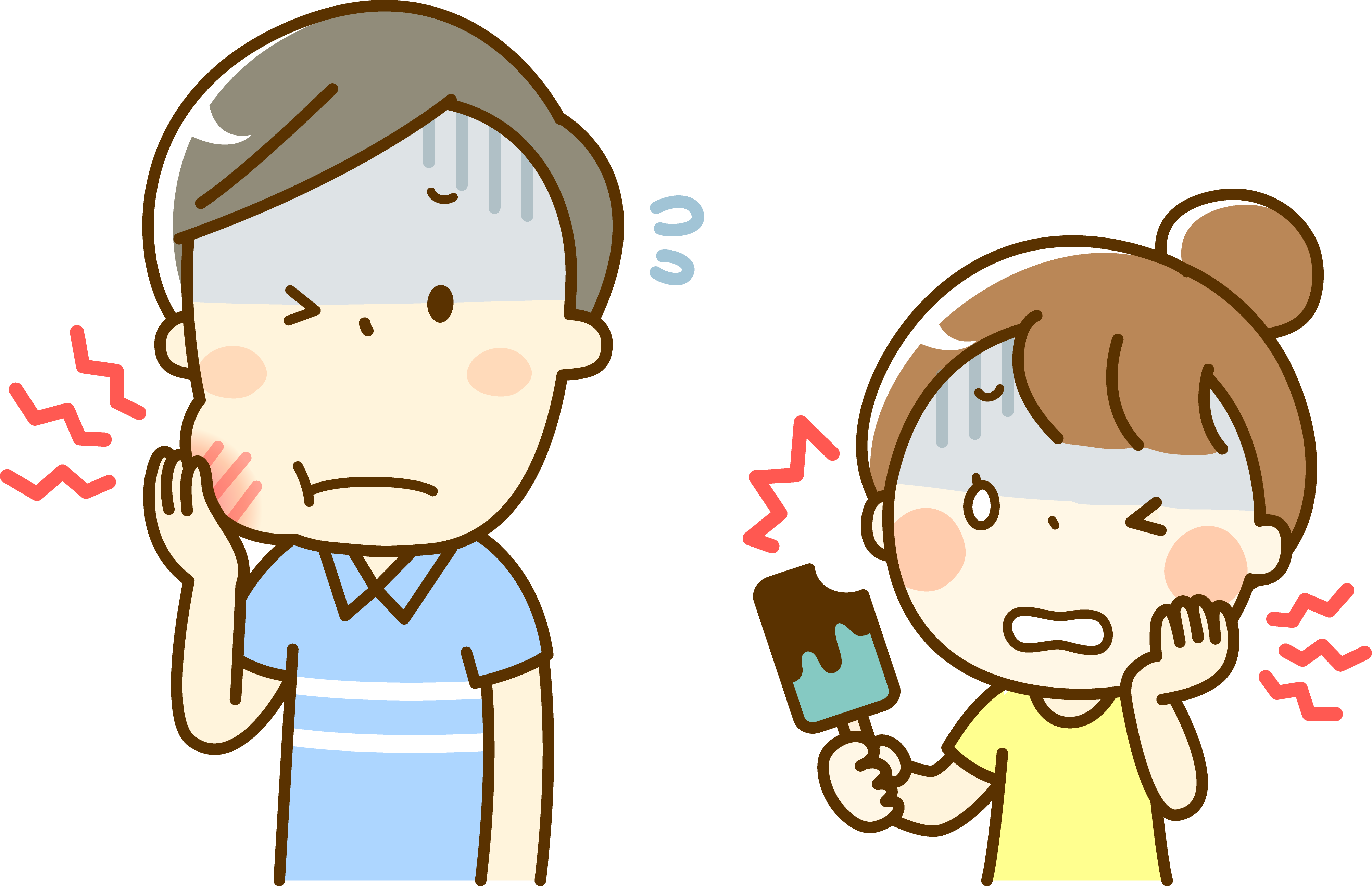 冷たいもので歯しみることはありませんか？